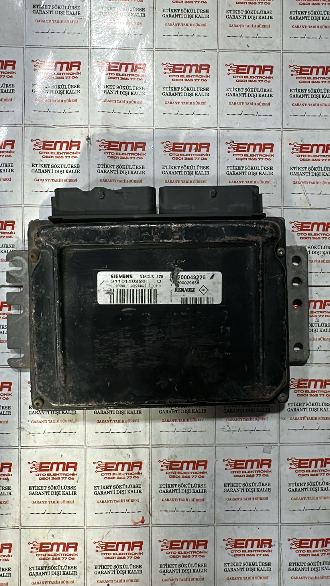 RENAULT MEGANE 1 SYMBOL CLİO 1.6 MOTOR BEYNİ SİRÜS 32 8200048226